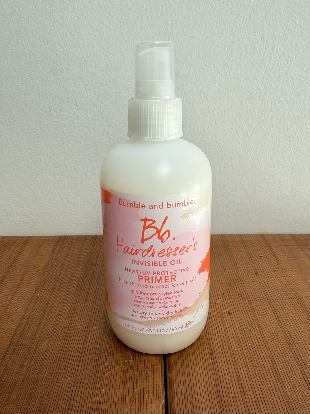 Bumble and Bumble Hairdresser’s Invisible Oil Heat/UV Protective Primer 8.5 oz